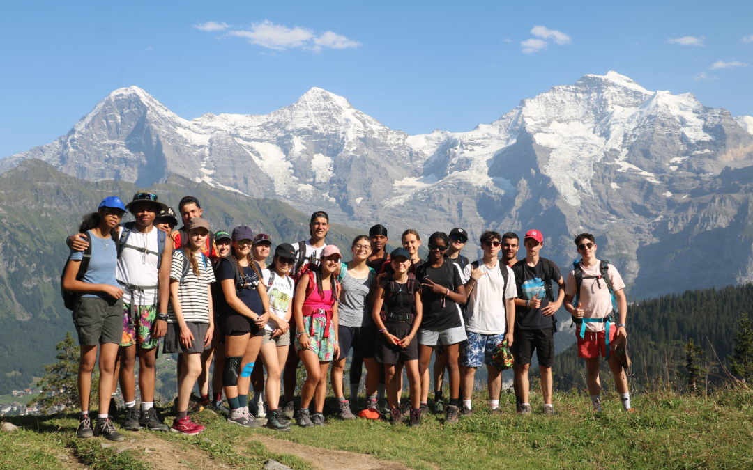 Ainé 2 – Jour 1 – soleil, montagne et sourires
