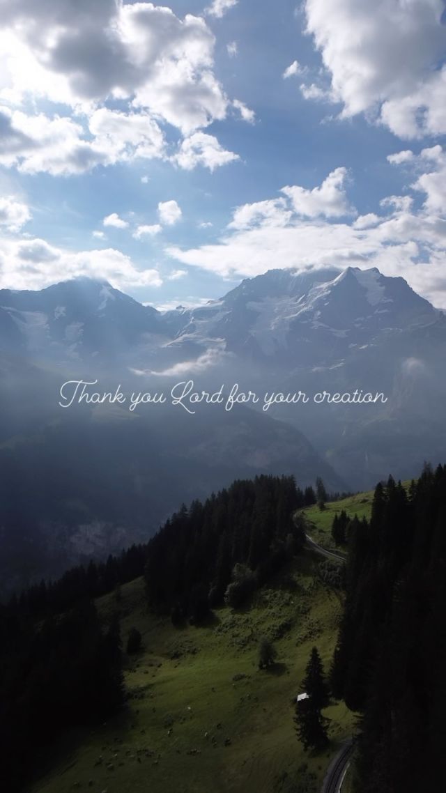 Thank you Lord for your creation  #camp #creation #montagne #beautiful #switzerland